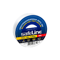 Изолента Safeline 19мм*25м ПВХ белый (10/160)
