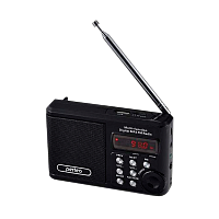 Радиоприемник Perfeo SV922 SOUND RANGER 3W пластик microSD USB/Jack3.5 черный