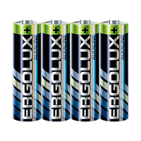 Батарейка Ergolux LR6 AA Shrink 4 Alkaline 1.5V (4/60/720)