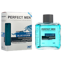 Лосьон после бритья XXI CENTURY Perfect Men Turbo BLUE STORM (охлаждающий) 100мл (1/48)
