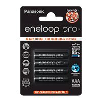 Аккумулятор предзаряженный RTU Panasonic HR03 AAA BL4 NI-MH eneloop pro 950mAh CN (Китай) (4/48/576)