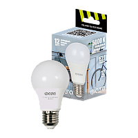 Лампа светодиодная Фаzа A60 E27 12W 5000К 220-240V груша (1/10/100)