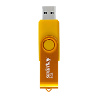 Флеш-накопитель Smartbuy Twist 8GB USB2.0 пластик желтый