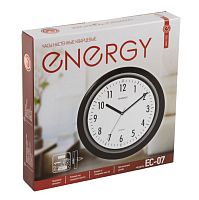 Часы Energy ЕС-07 настенные кварцевые кругл. (1/20)