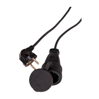 Удлинитель шнур КОСМОС 20м 1 гнездо ПВС 2*0.75 мм 10A 220В 2200Вт Россия УХ10