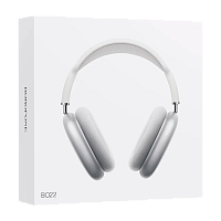 Наушники полноразмерные Borofone BO22 bluetooth 5.3 с микр. серебряный (1/36)