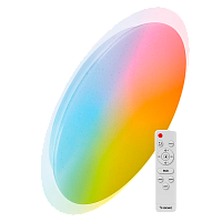 Светильник настенно-потолочный Космос GALAXY Premium 75W 230V LED накладной RGB пульт ДУ белый (1/5)