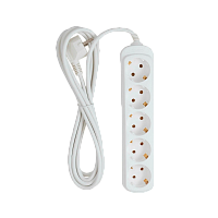 Удлинитель Старт S 5р.С/З 10A 3.0м ПВС 3x0.75мм² белый (1/20)