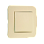 Выключатель Makel Light Lillium Natural 1-клав.10A пластик кремовый 55221 (1/12)