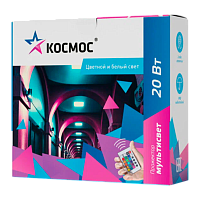Прожектор светодиодный Космос 20W 230V IP65 RGB с пультом черный (1/24)