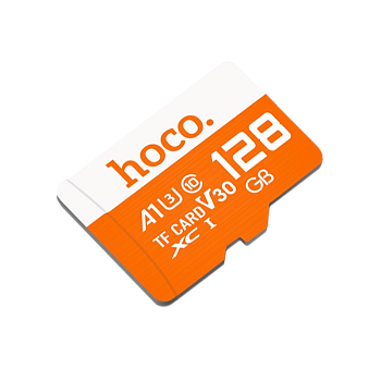 Карта памяти microSD HOCO 128GB Class10 A1 UHS-I (U3) 100 МБ/сек V30 (1/100)