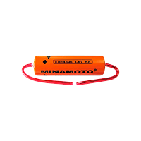 Батарейка Minamoto 14505 Shrink 1 Li-SOCl2 3.6V 2400mAh с выводами (1/38)
