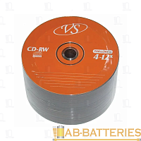 Диск CD-RW VS 700MB 4-12x 25шт. bulk
