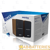 Колонки 2.0 Smartbuy TOWER 6W USB+Jack 3.5мм коричневый (1/12) 