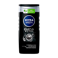 Гель для душа мужской Nivea Сила Угля 250мл (1/12)