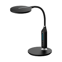 Светильник настольный Camelion KD-862 10W IP20 на основании сенс. черный (1/6)