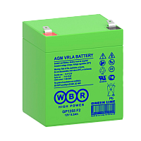 Аккумулятор свинцово-кислотный WBR GP1255 F2 12V 5.5Ah