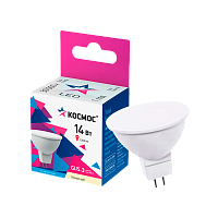 Лампа светодиодная Космос JCDR GU5.3 14W 3000К 220-240V софит матовая (1/10/80)