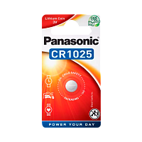 Батарейка Panasonic Power Cells CR1025 BL1 Lithium 3V в блистере (1/12) 