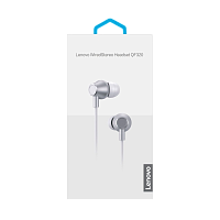 Наушники внутриканальные Lenovo QF320 с микр. белый