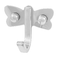 Крючки Рыжий кот SSA-011 саморез 5.8х3.5см серебристый (1/40/240)