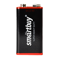 Батарейка Smartbuy Super Крона 6F22 Shrink 1 Heavy Duty 9V (1/10/400)