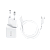 Сетевое З/У HOCO N10 Type-C 20W PD3.0 белый (1/12/120)