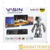 Приставка для цифрового ТВ YASIN D7000 DVB-T/T2 металл черный (1/60)