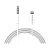 Кабель AUX MORE CHOICE UK28i Jack 3.5mm (m)-Lightning (m) 1.0м ПВХ белый