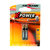 Батарейка Ansmann X-POWER AAAA/25A/LR61/LR8D425 BL2 Alkaline 1.5V (2/20/100) 