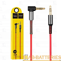 Кабель AUX HOCO UPA02 Jack 3.5mm (m)-Jack 3.5mm (m) 1м силикон красный (1/40/400)