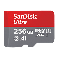 Карта памяти microSD SanDisk ULTRA 256GB Class10 A1 UHS-I (U1) 120 МБ/сек CN (Китай) без адаптера (1