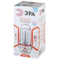 Фонарь туристический ЭРА KA65SU 4.6W 65SMD от аккумулятора белый