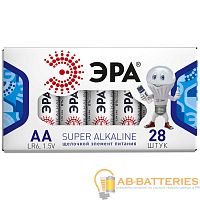 Батарейка ЭРА Super LR6 AA БОКС28 Alkaline 1.5V (28/840/18480) 