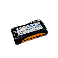 Аккумулятор ET POS-7426-W3 , 2S-ICR18650F-PCM-W3   7.4В, 2600мАч,  для ККТ