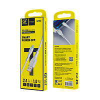 Кабель GFPower 15T USB (m)-Type-C (m) 1м 2.4A TPE белый (1/200/800)