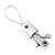 USB кабель REMAX Moss (Micro) RC-079M Серебристый (0.3M, 2.1A)