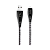 Кабель HOCO U56 USB (m)-microUSB (m) 1.2м 2.4A металл серый (1/28/168)