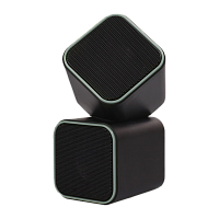 Колонки 2.0 Smartbuy CUTE 6W USB+Jack 3.5мм черный серый (1/60)
