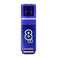 Флеш-накопитель Smartbuy Glossy 8GB USB3.0 пластик синий 