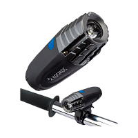 Фонарь велосипедный Космос 402B 1W 1LED от батареек 3хААA IP54 3 режима черный (1/60/240)