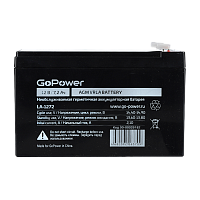 Аккумулятор свинцово-кислотный GoPower LA-1272 12V 7.2Ah клеммы T2/ F2 (1/5)