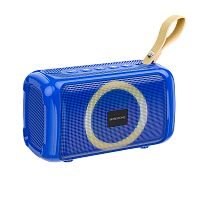 Портативная колонка Borofone BR17 bluetooth 5.1 FM/TF/USB/AUX синий (1/50)
