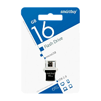 Флеш-накопитель Smartbuy POKO 16GB USB2.0 пластик черный 