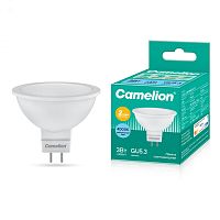 Лампа светодиодная Camelion JCDR GU5.3 3W 4000К 170-265V софит матовая