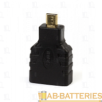 Переходник Smartbuy A116 microHDMI (m)-HDMI (f) пластик черный (1/1000) 