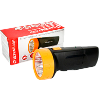 Фонарь туристический Ultraflash LED3827 0.7W 5LED от аккумулятора IP22 черный желтый (1/5/60)