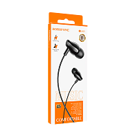Наушники вставные Borofone BE61 bluetooth 5.3 с микр. спорт. черный (1/80)
