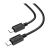 Кабель HOCO X73 Type-C (m)-Type-C (m) 1.0м 3.0A 60W ПВХ черный (1/31/310)