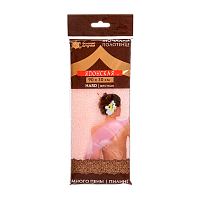 Мочалка для тела Банные штучки "Японская" 30мм x 90см полотенце розовый (1/30)